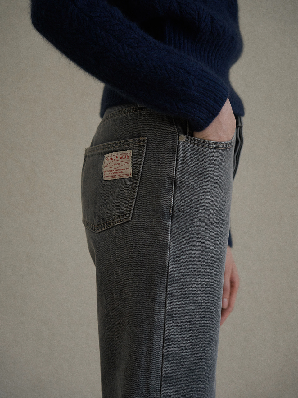 URAGO [REFURB]Vintage garment denim pants
